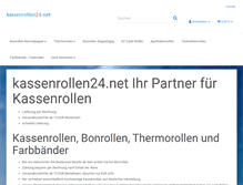 Tablet Screenshot of kassenrollen24.net